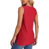 imageXIEERDUO Womens Tank Tops Sleeveless Eyelet Embroidery Summer Tops Dressy Casual Loose FitRed