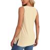 imageXIEERDUO Womens Tank Tops Sleeveless Eyelet Embroidery Summer Tops Dressy Casual Loose FitYellow