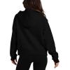imageXIEEREDUO Womens Sweatshirts Half Zip Cropped Pullover Casual Quarter Zipper Hoodies Fall Outfits ClothesBlack