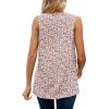 imageXIEERDUO Ladies Tank Tops Loose Casual Chiffon Sleeveless Tanks Dressy Floral Print L