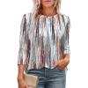 Patterned-brown Printed