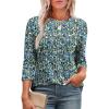Patterned-floral Blue