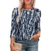 Patterned-navy Printed