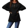 imageWomens Oversized Sweater 2023 Casual Fall Crewneck Long Sleeve Loose Fit Ribbed Knit Pullover Tops
