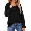 imageWomens Oversized Sweater 2023 Casual Fall Crewneck Long Sleeve Loose Fit Ribbed Knit Pullover Tops