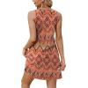 imageXIEERDUO Summer Dresses for Women 2025 Beach Vacation Clothes V Neck Button Sundresses with PocketsA Floral 05