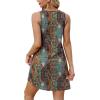 imageXIEERDUO Summer Dresses for Women 2025 Beach Vacation Clothes V Neck Button Sundresses with PocketsA Floral 07