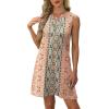 imageXIEERDUO Summer Dresses for Women 2025 Beach Vacation Clothes V Neck Button Sundresses with PocketsA Floral 08