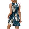 imageXIEERDUO Summer Dresses for Women 2025 Beach Vacation Clothes V Neck Button Sundresses with PocketsA Floral 09