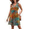 imageXIEERDUO Summer Dresses for Women 2025 Casual Dress V Neck Swimsuit Coverup Beach Vacation Clothes FashionHawaiian