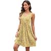 imageXIEERDUO Summer Dresses for Women 2025 Casual Dress V Neck Swimsuit Coverup Beach Vacation Clothes FashionYellow Floral