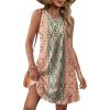 imageXIEERDUO Summer Dresses for Women 2025 Beach Vacation Clothes V Neck Button Sundresses with PocketsA Floral 08