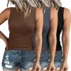 05-3 Pack Black Brown Grey
