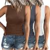 05-3 Pack White Brown Grey