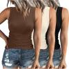 06-3 Pack Black Beige Brown