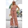 imageXIEERDUO 2 Piece Sets For Women Summer Outfits 2025 Beach Vacation Clothes Travel Outfits V Neck Crop Tops Wide Leg Pant SetsFloral Boho