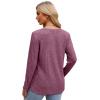 imageXIEERDUO Long Sleeve Shirts for Women Tunic Tops Casual Fall Tops Lightweight Sweaters 2024Purple