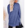 imageXIEERDUO Womens Casual Sweatshirts Long Sleeve Shirts Oversized With Pocket Tunic Tops S3XL100blue