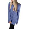imageXIEERDUO Womens Casual Sweatshirts Long Sleeve Shirts Oversized With Pocket Tunic Tops S3XL100blue
