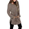 imageXIEERDUO Womens Casual Sweatshirts Long Sleeve Shirts Oversized With Pocket Tunic Tops S3XL102coffee