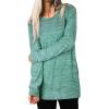 imageXIEERDUO Womens Casual Sweatshirts Long Sleeve Shirts Oversized With Pocket Tunic Tops S3XL107lakegreen