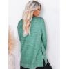 imageXIEERDUO Womens Casual Sweatshirts Long Sleeve Shirts Oversized With Pocket Tunic Tops S3XL107lakegreen