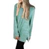 imageXIEERDUO Womens Casual Sweatshirts Long Sleeve Shirts Oversized With Pocket Tunic Tops S3XL107lakegreen
