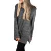 imageXIEERDUO Womens Casual Sweatshirts Long Sleeve Shirts Oversized With Pocket Tunic Tops S3XL112darkgrey