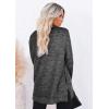 imageXIEERDUO Womens Casual Sweatshirts Long Sleeve Shirts Oversized With Pocket Tunic Tops S3XL112darkgrey