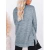 imageXIEERDUO Womens Casual Sweatshirts Long Sleeve Shirts Oversized With Pocket Tunic Tops S3XL114bluegrey