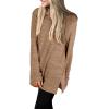 imageXIEERDUO Womens Casual Sweatshirts Long Sleeve Shirts Oversized With Pocket Tunic Tops S3XL117camel