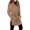 imageXIEERDUO Womens Casual Sweatshirts Long Sleeve Shirts Oversized With Pocket Tunic Tops S3XL117camel