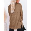 imageXIEERDUO Womens Casual Sweatshirts Long Sleeve Shirts Oversized With Pocket Tunic Tops S3XL117camel