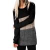 imageXIEERDUO Womens Casual Sweatshirts Long Sleeve Shirts Oversized With Pocket Tunic Tops S3XL131black Brown