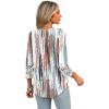 imageXIEERDUO 34 Length Sleeve Womens Tops Dressy Casual Blouses for Women 2025 Trendy V Neck T Shirts Summer ClothesZ Tie Dye