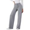 imageXIEERDUO Lounge Sets For Women 2025 Half Zip Sweatshirt And Wide Leg Sweatpant 2 Piece Outfits Sweatsuit Tracksuit08dark Grey