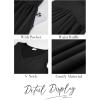 imageXIEERDUO Summer Dresses for Women 2025 Casual Classy Dress V Neck Swimsuit Coverups Fashion ClothingAll Black