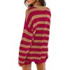 imageXIEERDUO Womens Sweater Sets 2 Piece Outfits Shorts Athleisure Lounge Wear Fall Fashion 2024Fhotpinkbrown