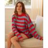 imageXIEERDUO Womens Sweater Sets 2 Piece Outfits Shorts Athleisure Lounge Wear Fall Fashion 2024Hgreyred
