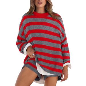 imageXIEERDUO Womens Sweater Sets 2 Piece Outfits Shorts Athleisure Lounge Wear Fall Fashion 2024Hgreyred