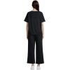 imageXIEERDUO Womens 2 Piece Outfits For Women Loose Pajamas Pullover Tops And Wide Leg Pants Lounge Sets Tracksuit Sweatsuit01black