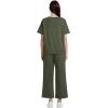 imageXIEERDUO Womens 2 Piece Outfits For Women Loose Pajamas Pullover Tops And Wide Leg Pants Lounge Sets Tracksuit Sweatsuit03green