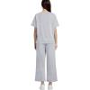 imageXIEERDUO Womens 2 Piece Outfits For Women Loose Pajamas Pullover Tops And Wide Leg Pants Lounge Sets Tracksuit Sweatsuit04light Grey