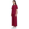 imageXIEERDUO Womens 2 Piece Outfits For Women Loose Pajamas Pullover Tops And Wide Leg Pants Lounge Sets Tracksuit Sweatsuit09wine