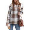 imageXIEERDUO Long Sleeve Shirts for Women Henley Fall Womens Tops Crew Neck Blouses Dressy Casual Winter Clothes S3XlGrid