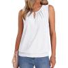 imageXIEERDUO Tank Top for Women Summer Tops for Women 2025 Sleeveless Tops Cute Tank Tops Sexy White Tank Top Woman Trendy M