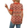 imageXIEERDUO V Neck T Shirts for Women Lace Sleeve Ladies Tops and Blouses Summer Outfits Basic TeePatternedboho Floral