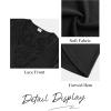 imageXIEERDUO Boho Tops for Women Blouses Dressy Casual V Neck Long Sleeve Shirts Fall Outfits Trendy Vacation ClothesBlack