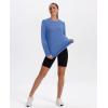 imageXIEERDUO Womens Workout Tops Long Sleeve Quick Dry UPF 50 Sun Protection Shirts for Hiking Running S3XL05 Blue