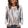 Patterned-brown Printed